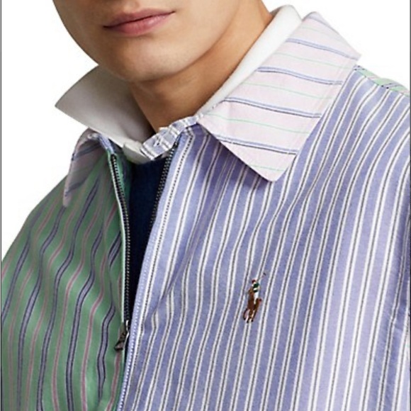 Polo Ralph Lauren Bayport Striped Oxford Fun Jacket - Picture 3 of 11